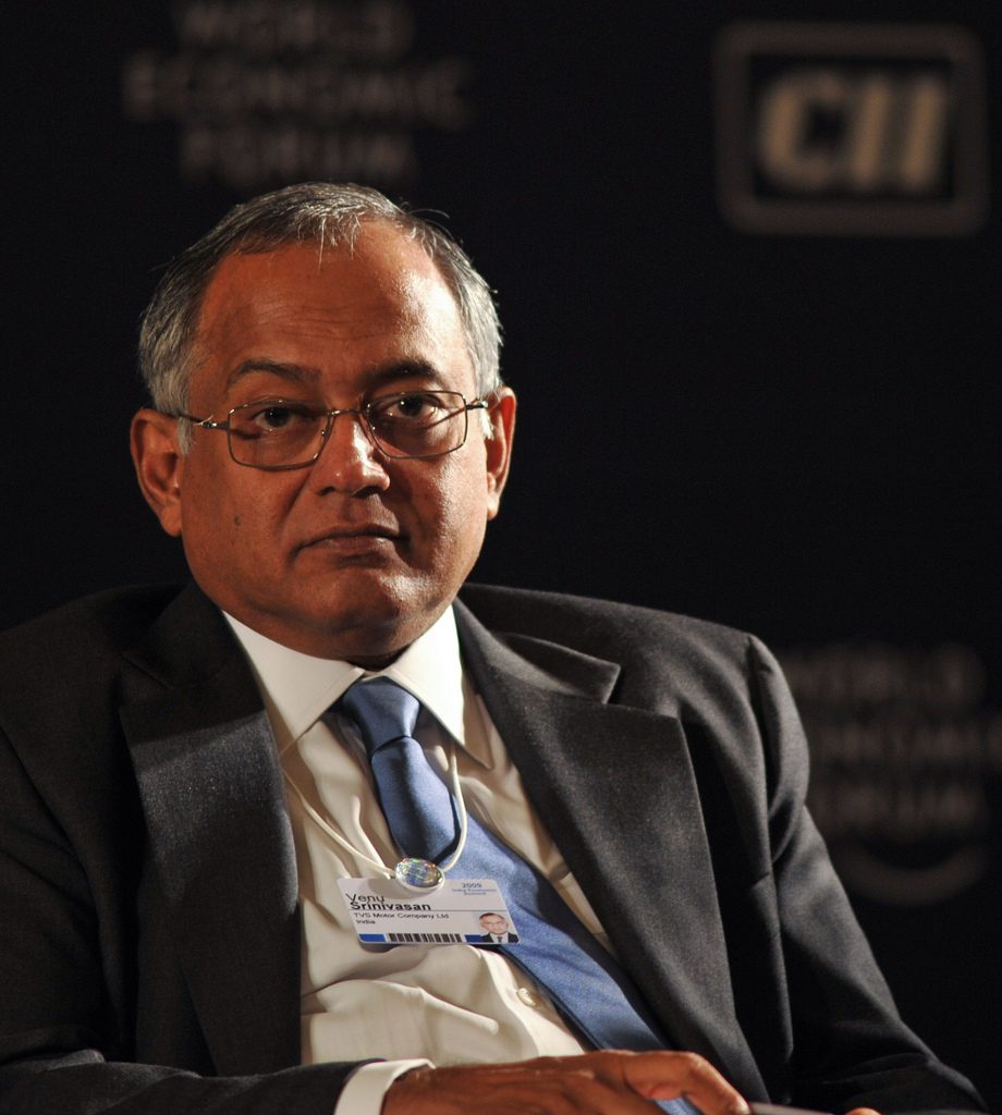 Venu Srinivasan of TVS Motor Company at the India Economic Summit 2009